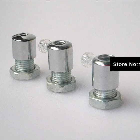50Pcs/lot  2,3,4,6mm Metal Material Light Card Line Buckle Lock Line, Push in Wire Connectors, Lamps Accessories