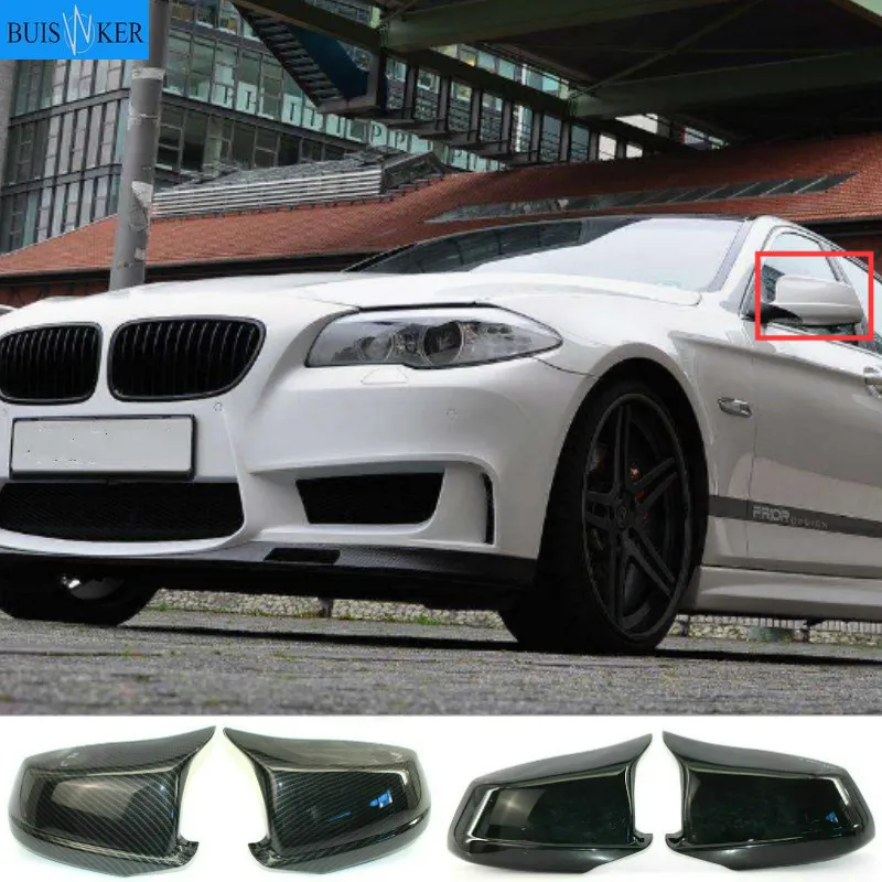 Mirror Covers Fit for Bmw 5 Series F10/F11/F18 Pre-Lci 11-13 Mirror Caps Replacement Side Mirror Caps Rear Door Wing Rear-View