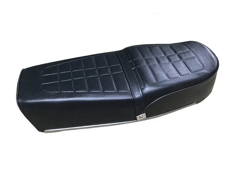 Universal CG Motorcycle Seat Assy CG125 CG150 ZJ125 XF125 Black Seat Cover Retro Cushion Plastic Bottom Plate