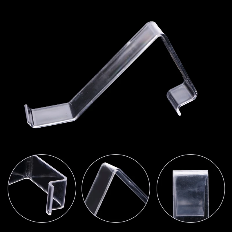 Rõ Ràng L-Hình Acrylic Giày Ract Giá Đỡ Bán Lẻ Shop Hiển Thị Chân Đế Nhựa Kệ