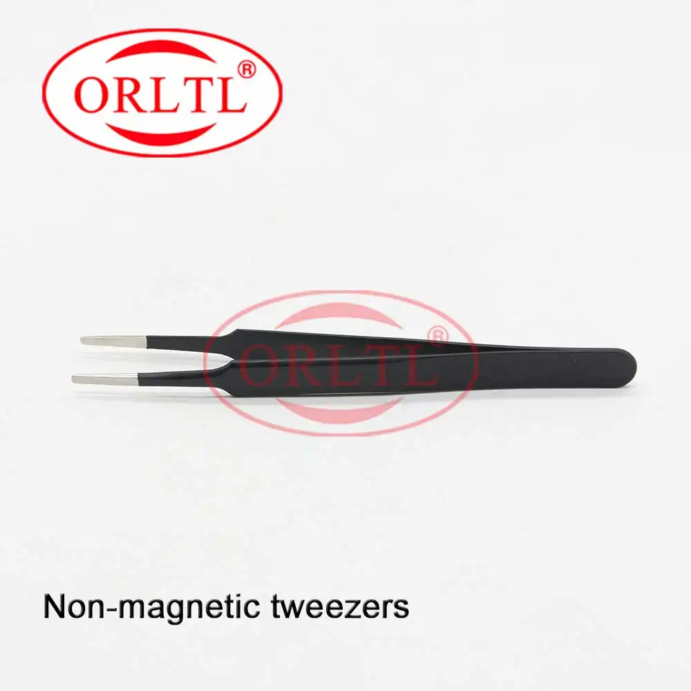 ORLTL Injector Repair Tool Non-magnetic Tweezers Pinch Steel Ball / Clamp the ceramic ball Stainless Steel Tweezers