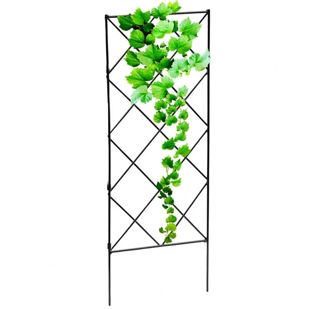 3Pcs Stable Trellises Convenient Easy to Install Iron Foldable Panes Garden Climbing Plant Stands Support Lattices for Yard