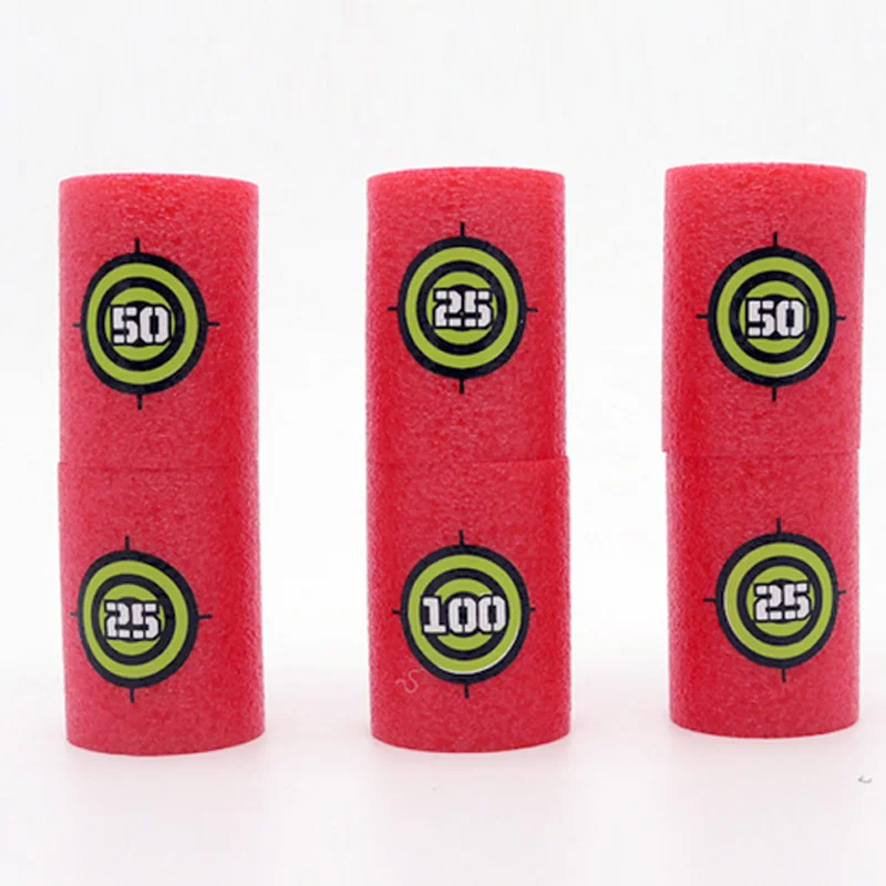 6pcs Bullet Targets Shot Dart Nerf Target for Nerf N-Strike Retaliator Series Blasters Toy Soft Bullet Annex Foam eva target