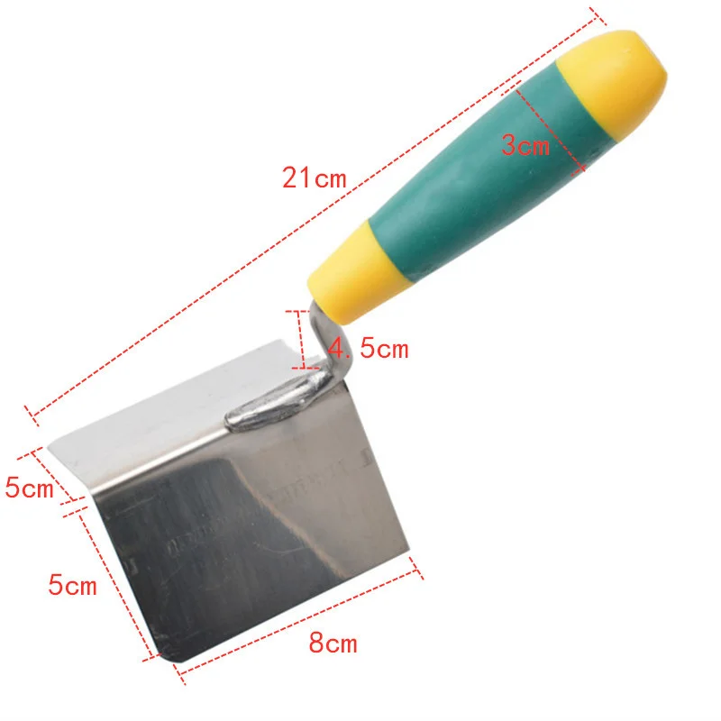 1pc Drywall Corner Scraper Putty Knife for Home Construction Floor Wall Tile Grout Finisher Cleaning Stucco Removal Builder Tool