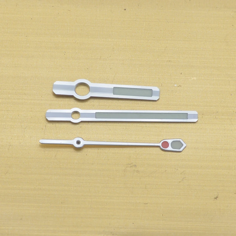 Silver Hands Green Luminous Hands Nh35 Nh36 Hands Fit 7s26 NH36 NH35 4R35 4R36 Movement Fit Seiko SKX007 SKX009 SRPD Watch Case