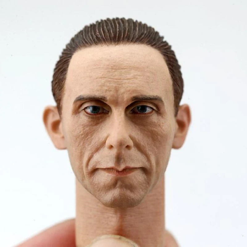 

1/6 Scale Head Carving German Goebbels Male Model PVC Long Neck Suitable For 12-Inch Action Figure Body Doll
