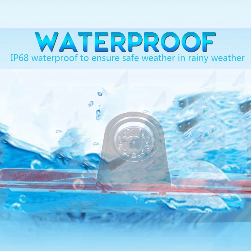 Xe Ô Tô Đảo Chiều Camera Phía Sau Cho Xe Mercedes Benz Chạy Nước Rút VW Crafter Với Đèn Hồng Ngoại IR LED Phanh Xe Tầm Nhìn Ban Đêm