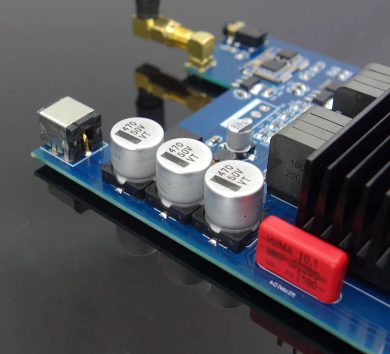 BRZHIFI New TPA3255 Audiophile HIFI BT 5.0 High Power Amplifier Board Digital Amplifier 300W+300W