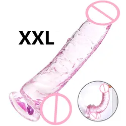 Realistic Dildos Anal Masturbator Jelly Soft Dildo Sex Toys for Woman Strong Suction Cup Penis Dildosex toy For Adults Sex Shop