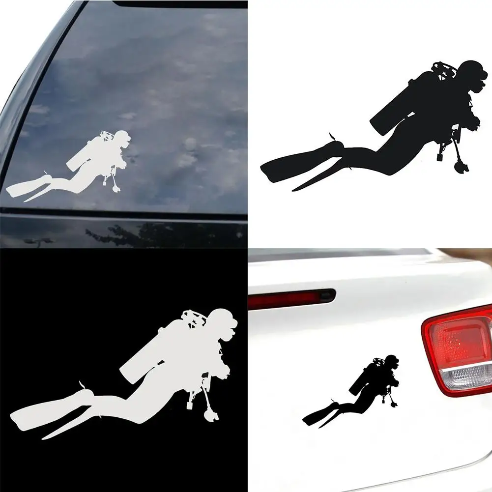 80% HOT SALES！！！Fashion Scubaed Diver Reflective Car Vehicle Body Window Decals Sticker Decor