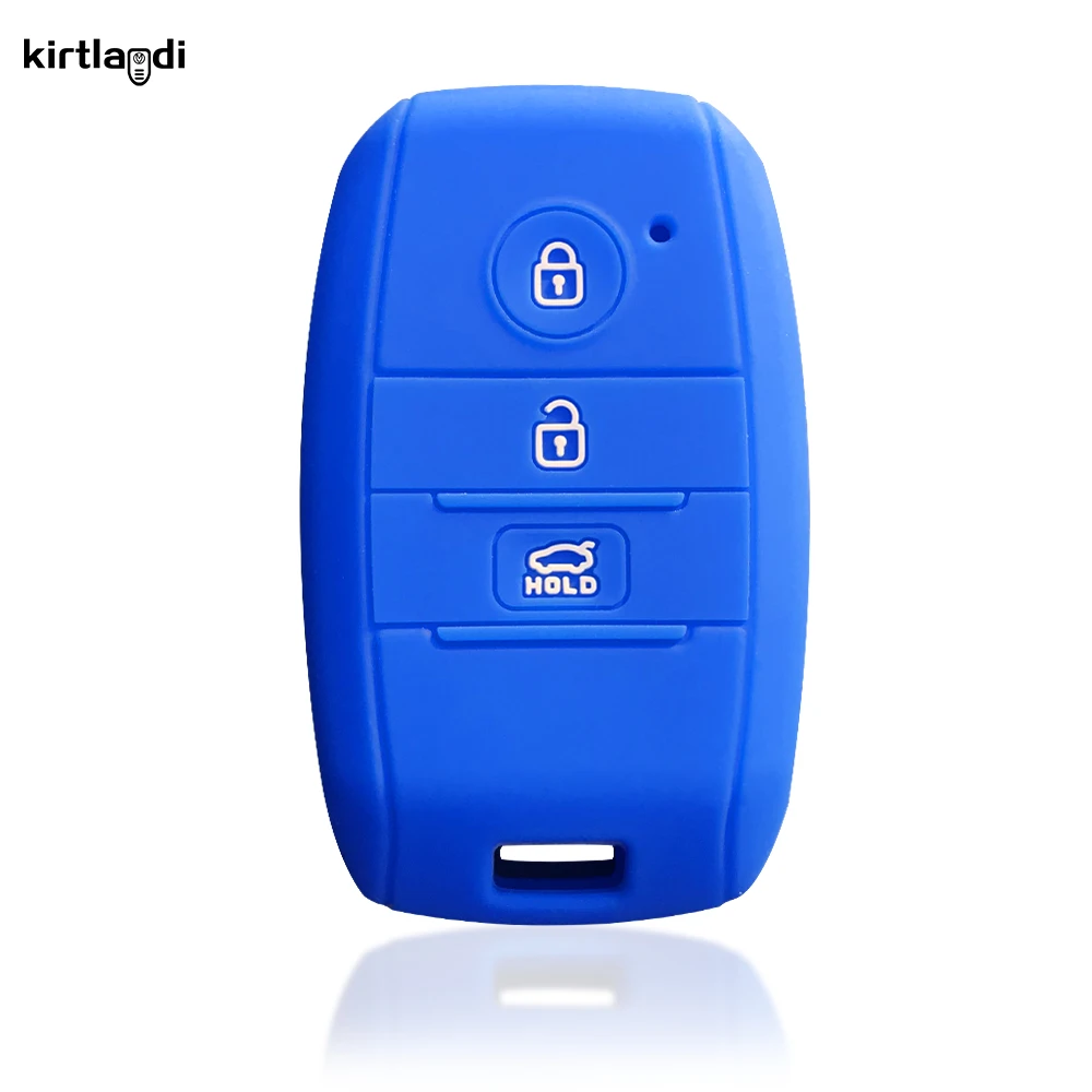 Silicone Key Cover Case Holder Keychain For Kia Rio 3 Sportage 3 4 Ceed Optima Sorento XM FL Cerato KX K2 K3 K4 K5 Soul Sorento