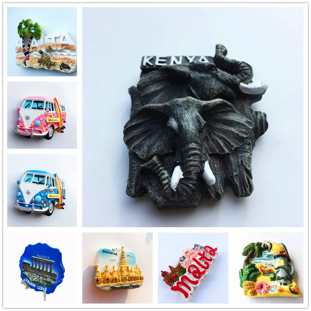 

Europe and America 3D Fridge Magnets Tourism Souvenir Refrigerator Magnetic Sticker Collection Handicraft Gift