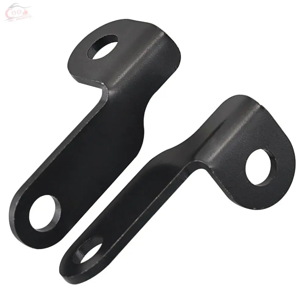 Motorcycle Black Turn Signal Light Holder Relocation Bracket Front Rear Fork Clamp For Harley Sportster XL 1200 883