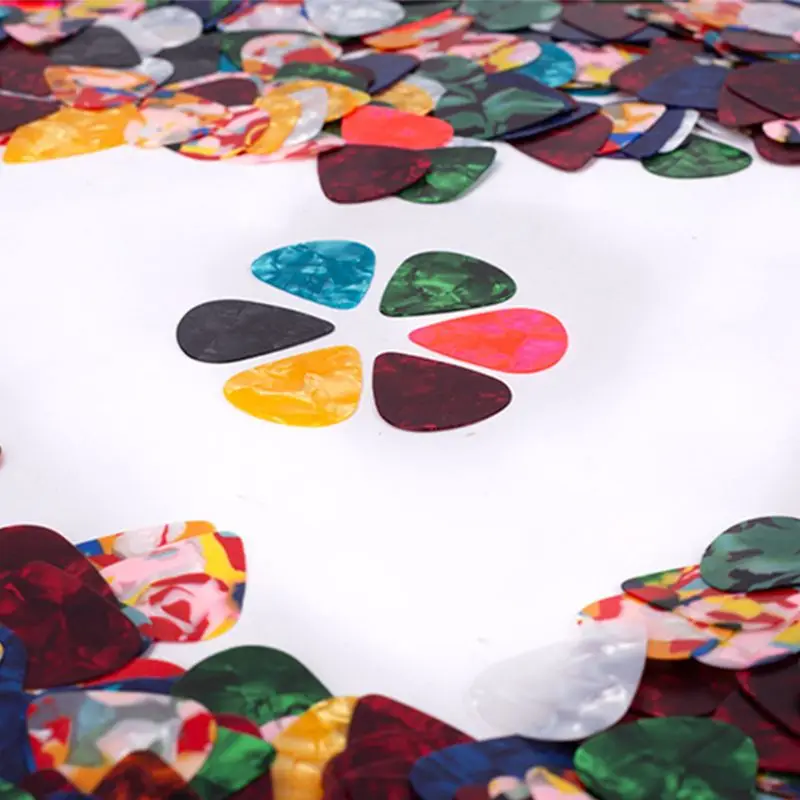 50กีตาร์ Picks 1กล่อง Acoustic Electric Bass Pic อุปกรณ์กีตาร์