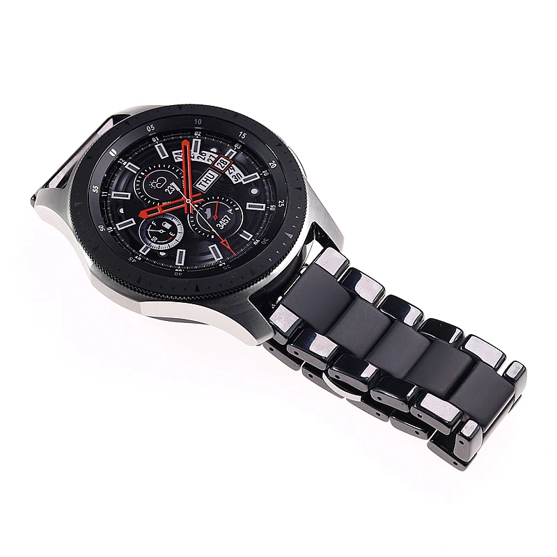 20 22mm Ceramic Watchband for Samsung Gear S3 S2 AMAZFIT Xiaomi Suunto Strap Huawei Watch Gt Galaxy Watch 42 46mm Bracelet Belt