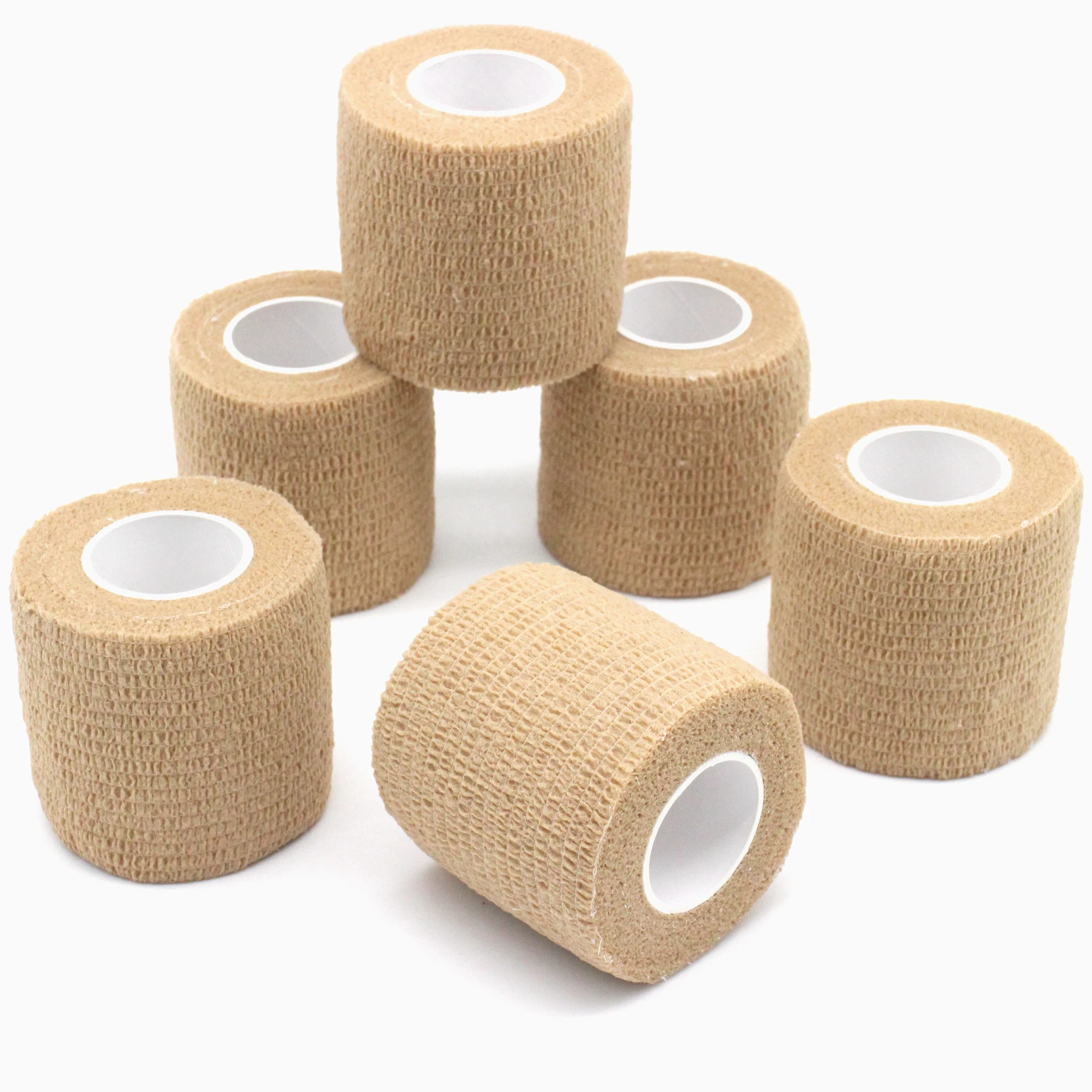 Self Adhesive Bandage Wrap for Pets, Cohesive Bandages for Dogs, Animals, Wrist Healing, Ankle Wrap, 6 Rolls, 5cm