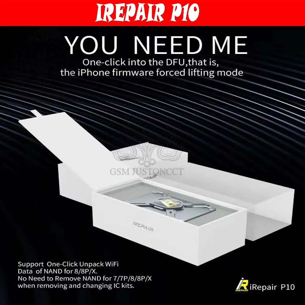 

Irepair P10 IP Box, one click into the DFU