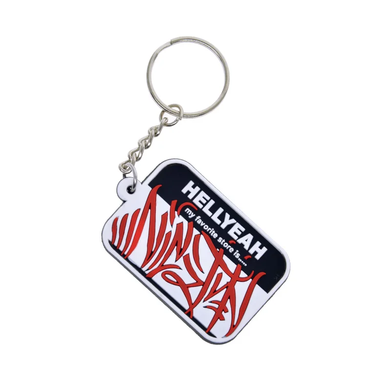 Make Your Own Design 2D Soft PVC Keychain for Promotional Gift