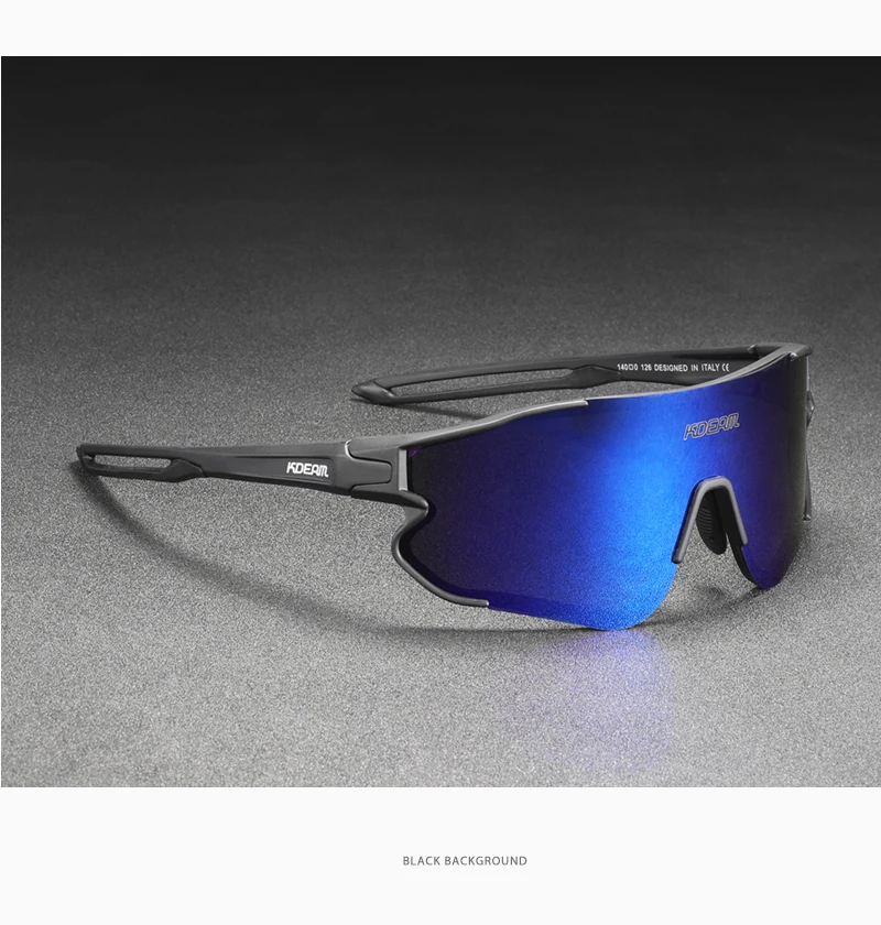 KDEAM Langlebige TR90 Herren-Sport-Sonnenbrille, polarisiert, kratzfest, 1,1 mm dick, Linsenbeschichtung, Sonnenbrille für Herren, KD0801 – Detail 13