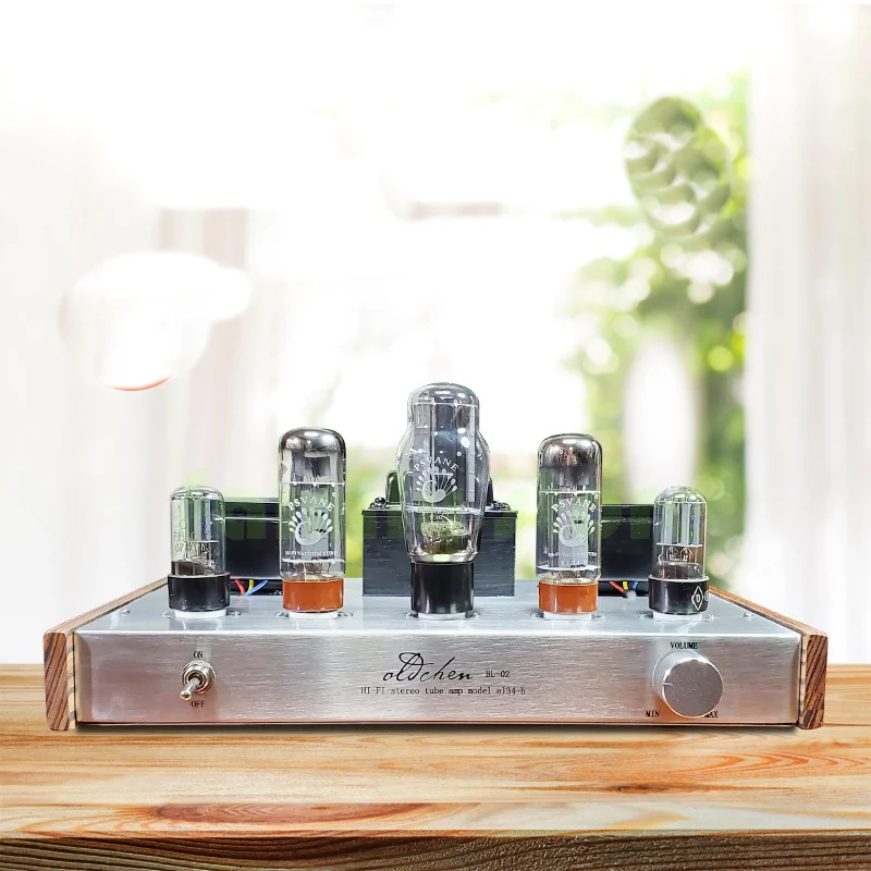 factory sell  LaoChen EL34 Tube Amplifier,HIFI Single-Ended Class A handmade, suitable for 88DB speakers with a sensitivity