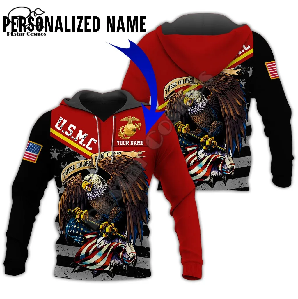 

PLstar Cosmos USMC Marine Corps 3D Printed 2021 New Fashion Hoodies Sweatshirts Zip Hooded For Man/Woman Casual Streetwear U04