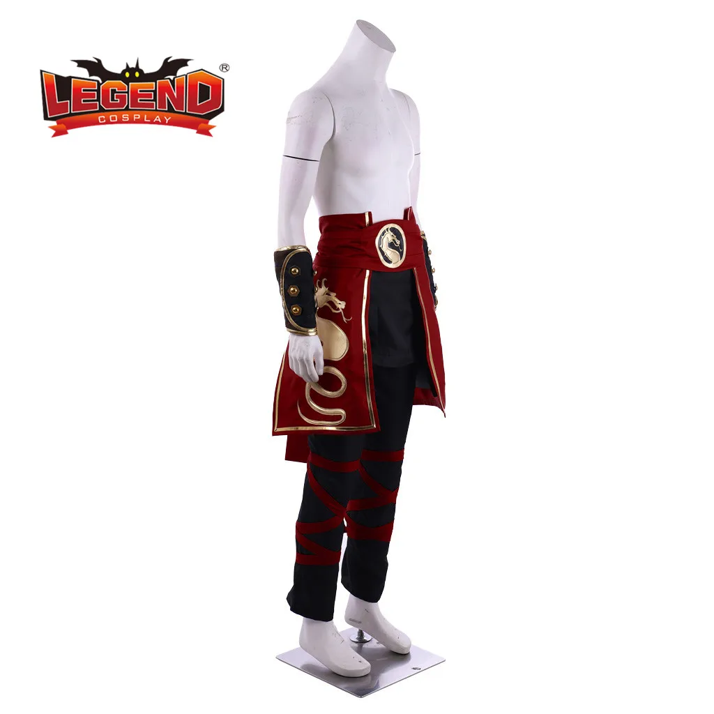 Mortal Kombat Liu Kang Cosplay Costume PANTS outfit Game Adult Costume