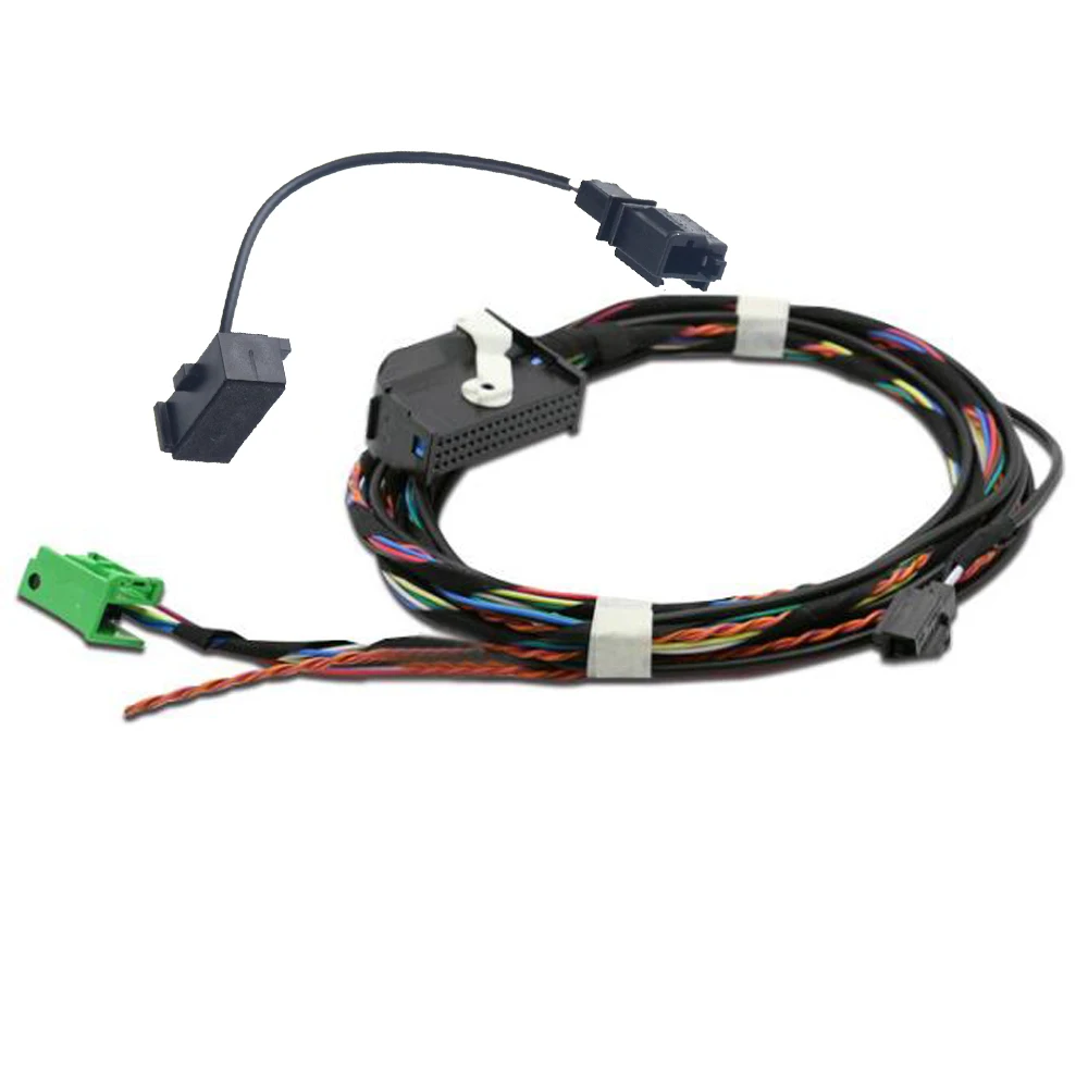 Bluetooth Wire Harness Cables + Microphone For VW Passat Golf Tiguan  VAG RCD510 RNS510  Car Accessories Module Wiring