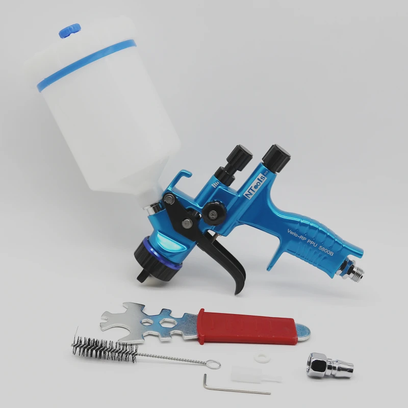 1.3MM Spray Gun With Air Regulator And Air Filter Paint Gun Water Based Air Spray Gun Airbrush Professional Paint Spray Gun