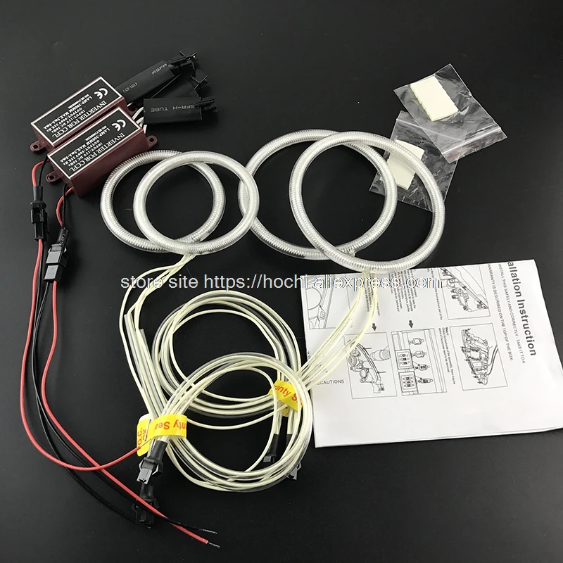 HochiTech ccfl angel eyes kit white 6000k ccfl  rings headlight for Opel Zafira B 2005 2006 2007 2008 2009 10 11 12 13 2014