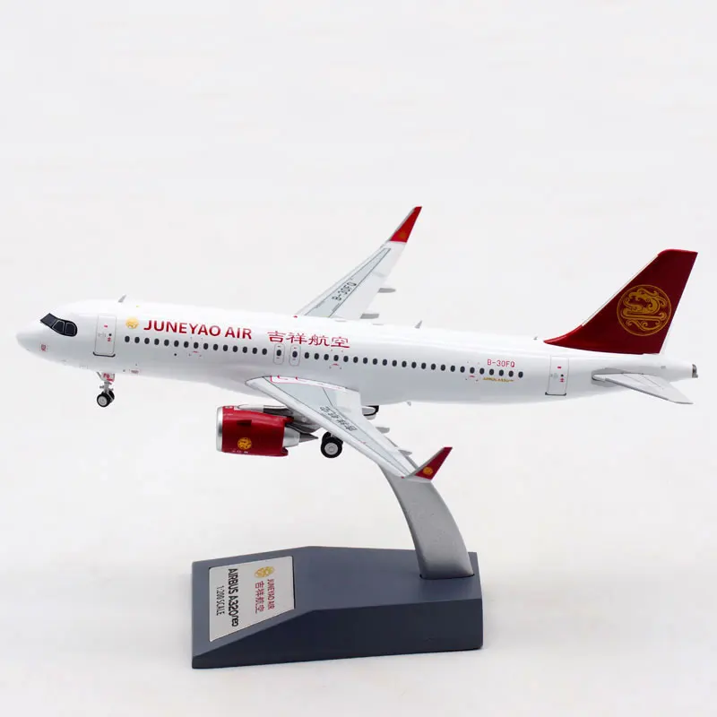 

Литая модель самолета 1:200, сплав материала Juneyao Airlines A320NEO, коллекция моделей самолетов, украшение для рабочего стола