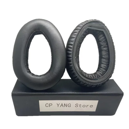 Imagen 1 del producto Almohadillas para auriculares Sennheíser PXC 550 PXC 550-II inalámbricos MB 660 Series 1 par de almohadillas de repuesto de cuero negro proteico