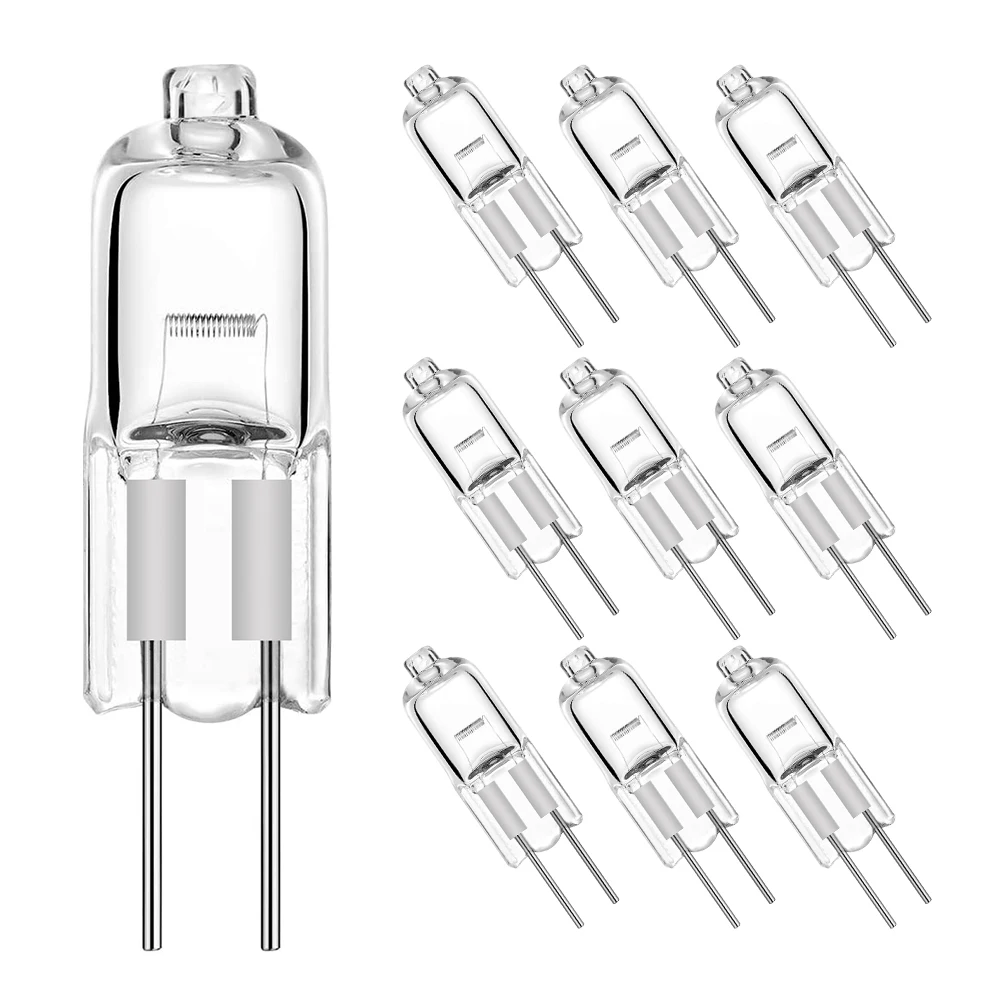 10pcs 12V G4  Halogen Bulb 12v G4 Bulb G4 Halogen Bulb Warm White Bulb Beads Crystal Lamp Halogen Bulb 5W/10W/20W/35W/50W