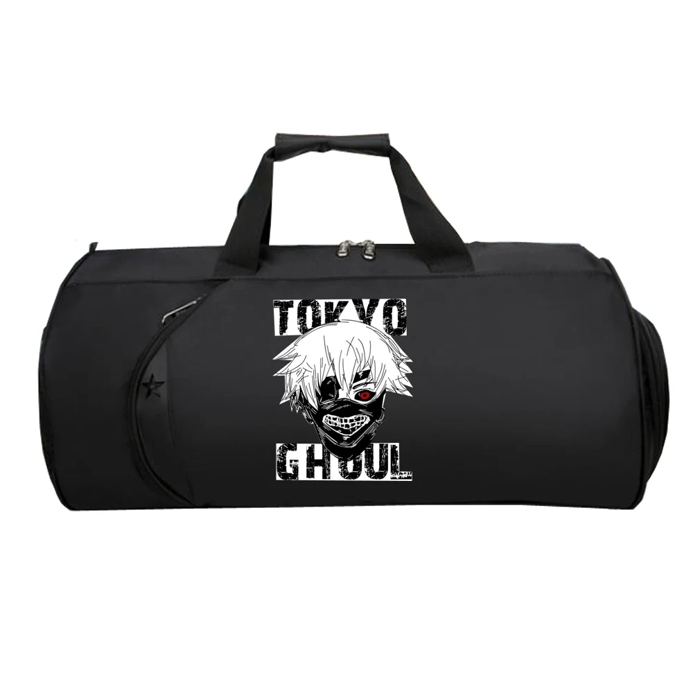 Bolso de Viaje Unisex anime de Tokyo ghouls, bolsa de hombro multifuncional, grande, para adolescentes