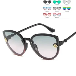 MAYTEN Fashion Cute Sunglasses for Boy Girl Children Sun Glasses Cat Eye Bee Shape 2023 UV400 Protection Classic Kids Eyewear