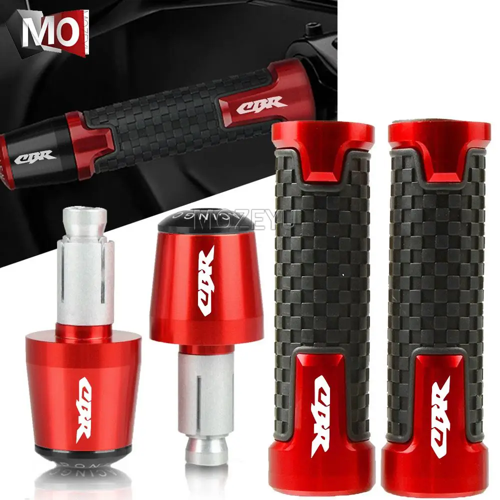 For Honda CBR 600 400 900 650 150 125 300 500 929 954 1000 250 R/RR/F/XX Motorcycle 22mm Handle grips handlebar grip ends Plug