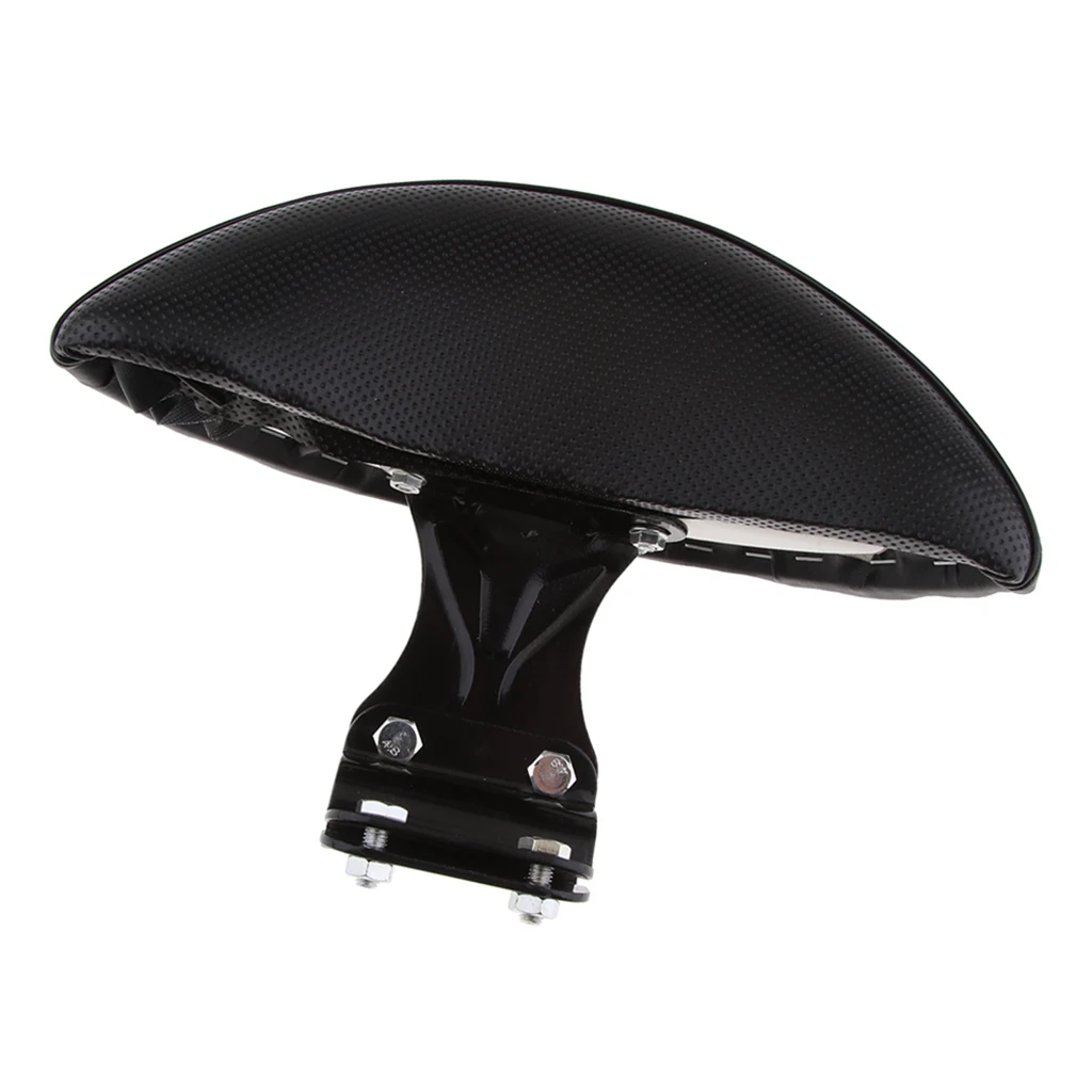 Motorcycle Scooter Rear Seat Backrest Back Rest Backrest Pad Black - Soft and Comfortable