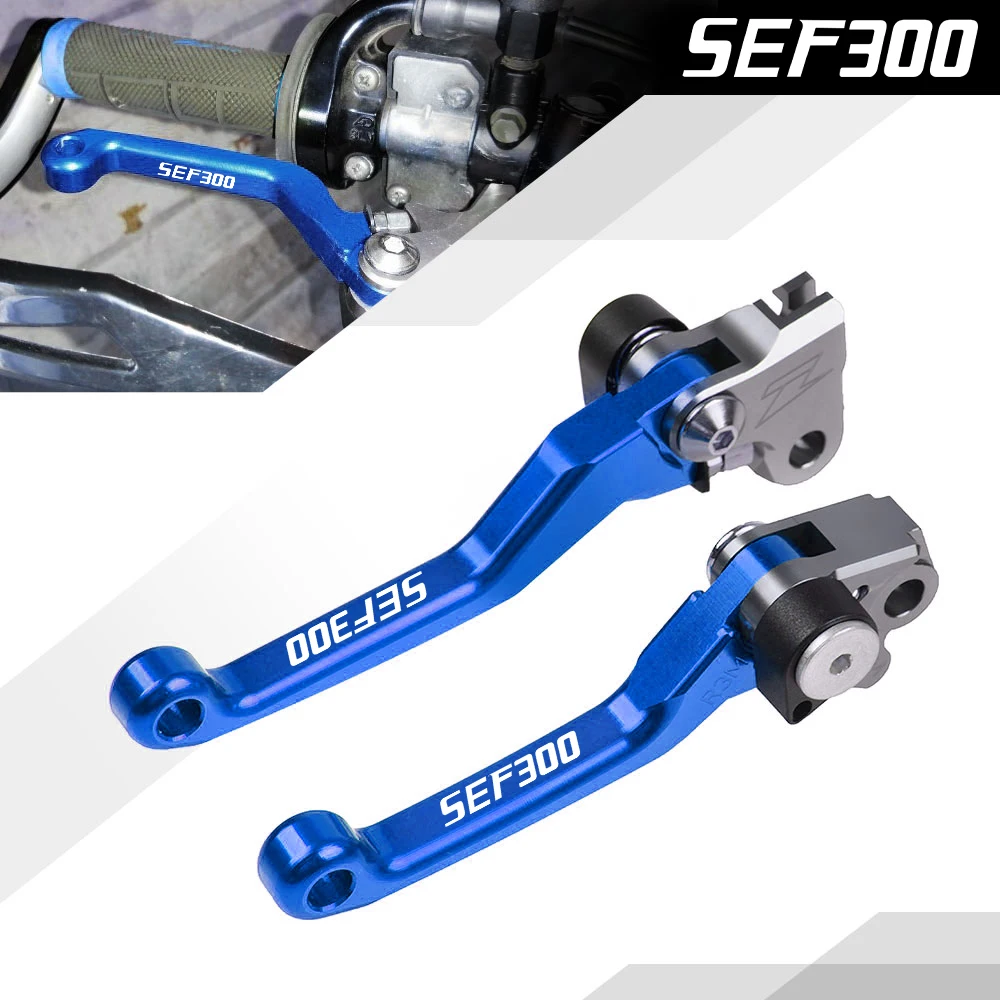 SEF-300 Logo 2019 2018 2017 2016 2015 Brake Clutch Levers For SHERCO SEF300 2014-2020 Motorcycle Dirt Bike Handle Bar Anti slide