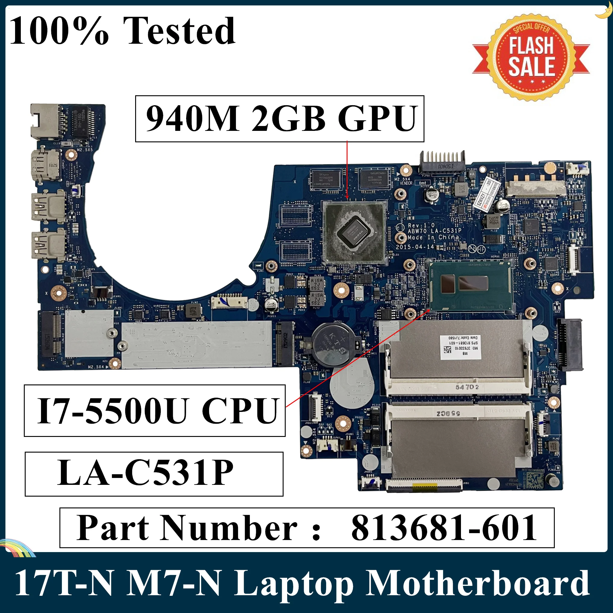 plvz Laptop-Mainboard für HP Envy 17T-N M7-N: Expertenbewertung und praktische Anwendung im Alltag