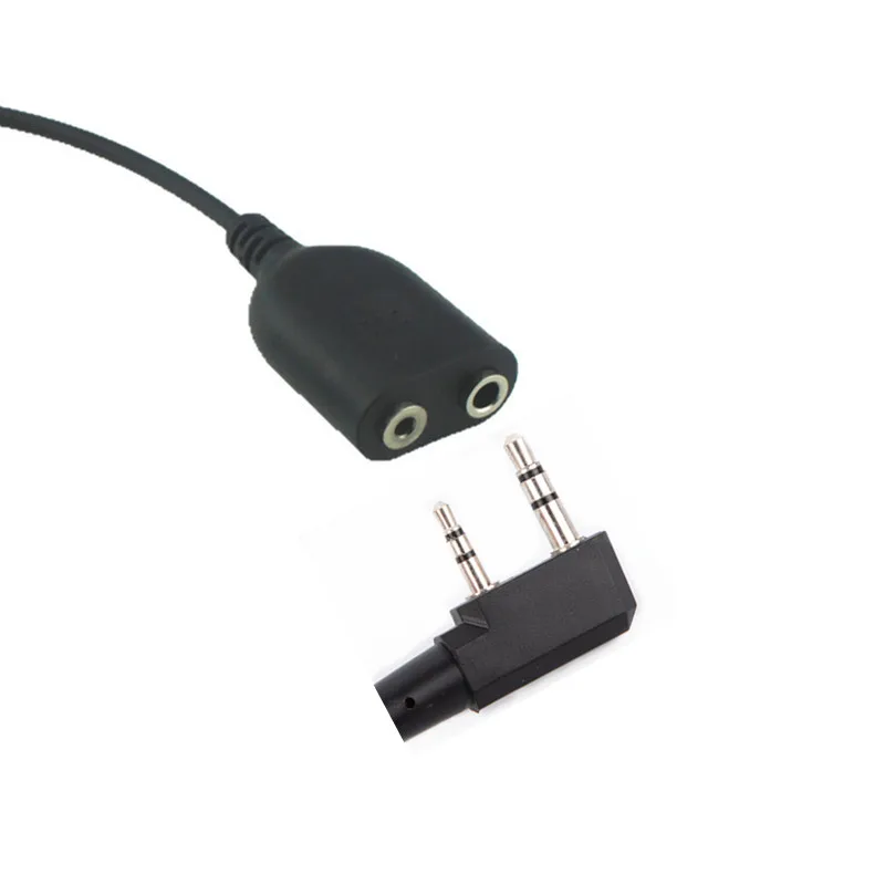 Adapter Cable Baofeng BF-A58 BF9700 UV9R Plus UV-XR walkie talkie convers to 2pin for Baofeng UV-5R 82 two way radio Headset Mic