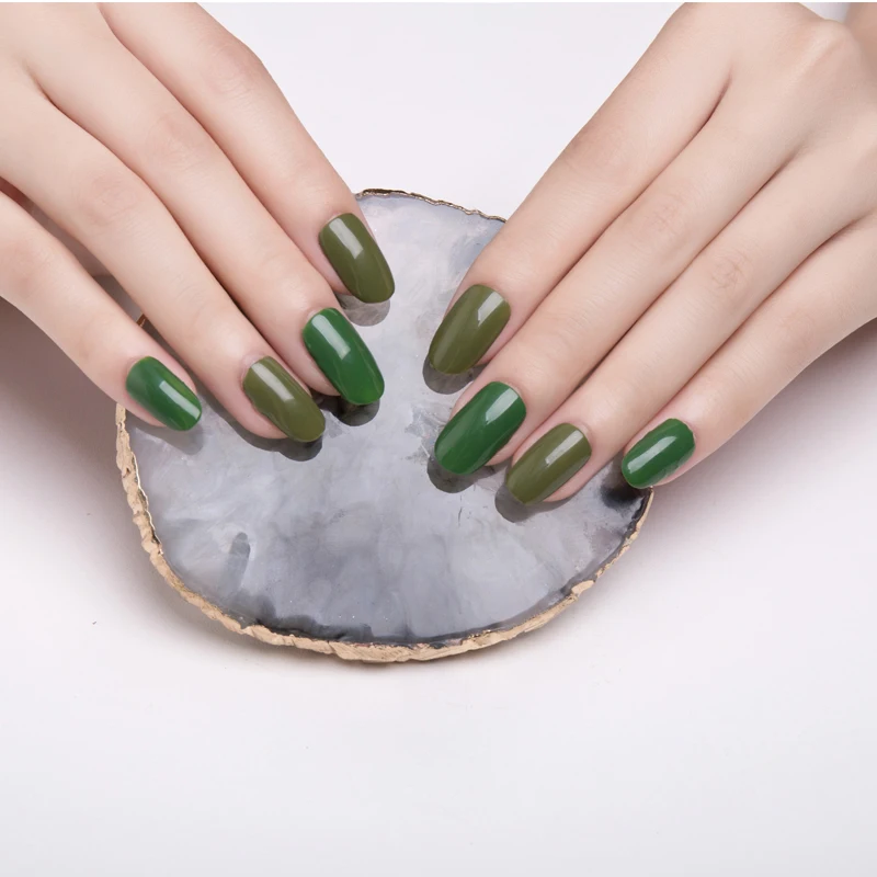 Arte Clavo 8ml green series nail gel polish Hybrid Vernis Semi Permanent UV Soak Off nail art Manicure Gel Varnishes Lak Primer