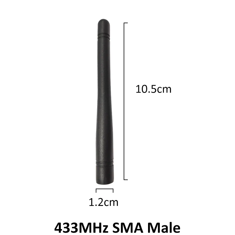 GRANDWISDOM 10pcs 433mhz antenna 3dbi sma male lora antene pbx iot module lorawan signal receiver antena high gain