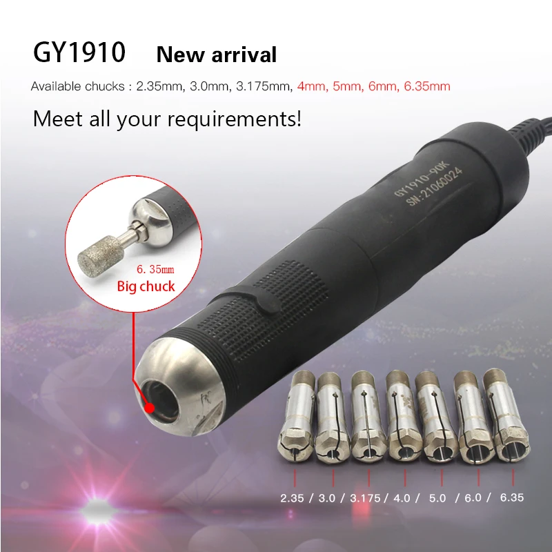 Sprzęt dentystyczny Narzędzie dentystyczne Wysokobrotowa polerka do paznokci Master do polerowania jadeitu, biżuterii i zębów FN333 90000PRM