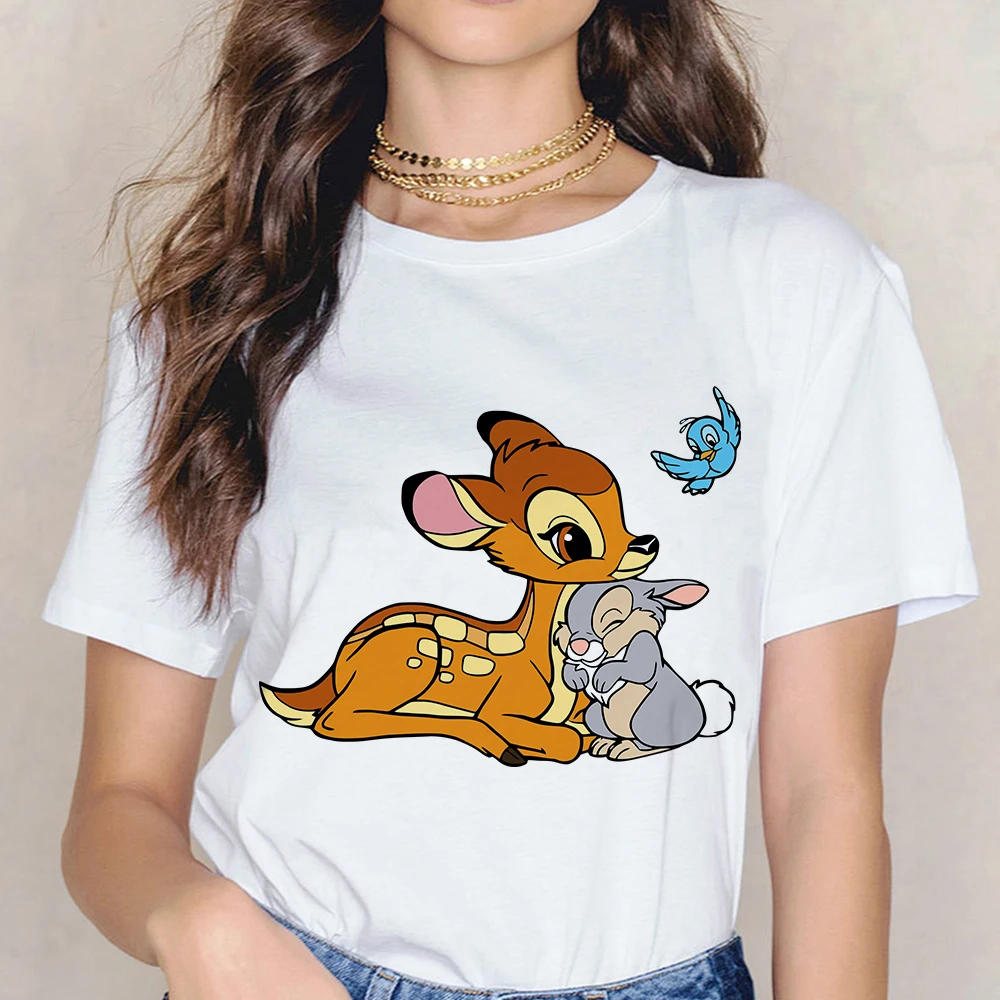 New Cartoon Bambi Iron-on Transfers for Clothing Animal Deer Iron on Patches for Women/Kids DIY T-shirts Heat Transfer Patches