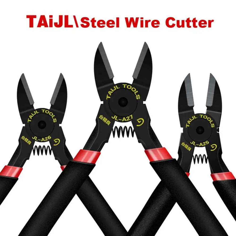 

TAIJL 5 6 inch Steel Wire Diagonal Pliers Tungsten Steel Cutter