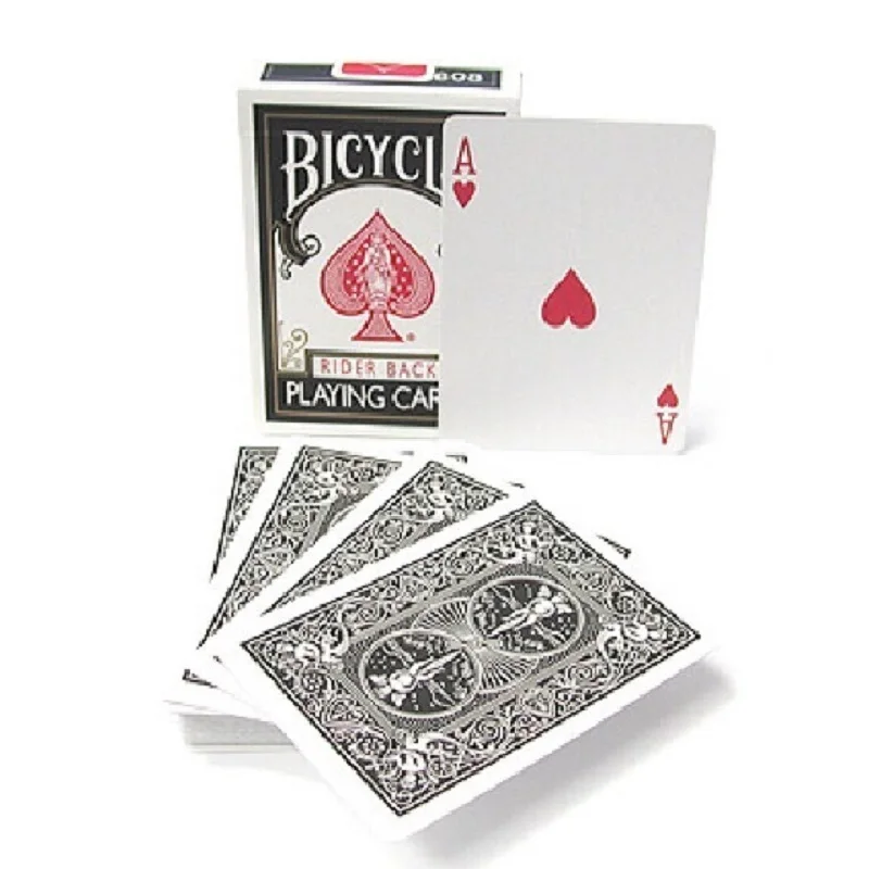 Bicycle Rider Back Black Playing Cards Standard Deck USPCC Poker Magic Card Games Magic Tricks Props for Magician