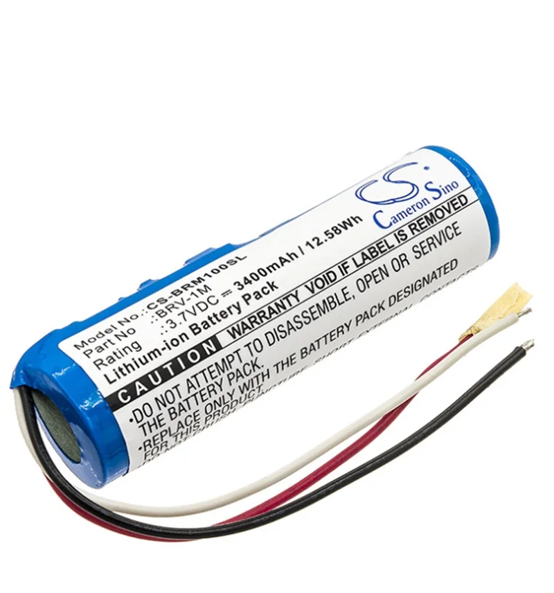 

New Battery for Braven BRV-1M Speaker Li-Ion Rechargeable Accumulator Pack Replacement 3.7V 3400mAh