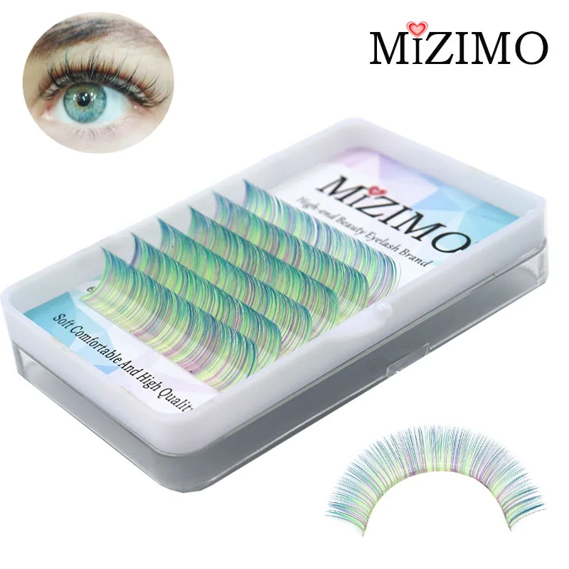 Makeup Eyelashes Extend False Eyelashes New Natural Soft Independent Stretching Eyelashes White and black tip