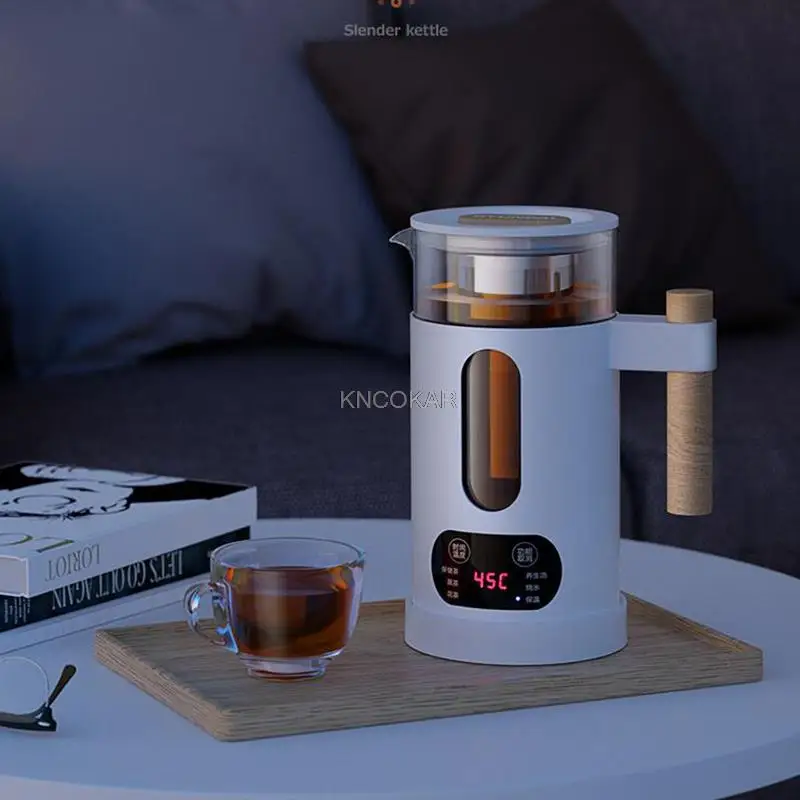 Mini chaleira elétrica, chaleira elétrica com preservação de saúde, pote de vidro, caldeira de aquecimento de água, bule, garrafa, guardar sopa, aquecedor lento