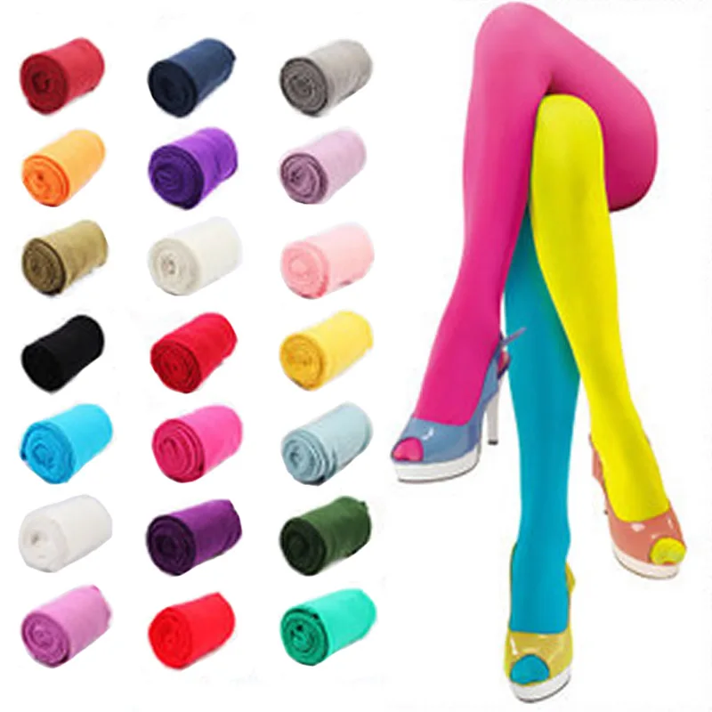 Pantimedias densas para mujer, medias ajustadas, elásticas, Sexy, 10 colores, primavera, verano, otoño, 80D