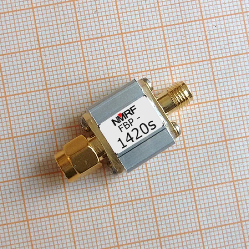 1420MHz radio astronomical SAW bandpass filter, 80MHz bandwidth, SMA interface